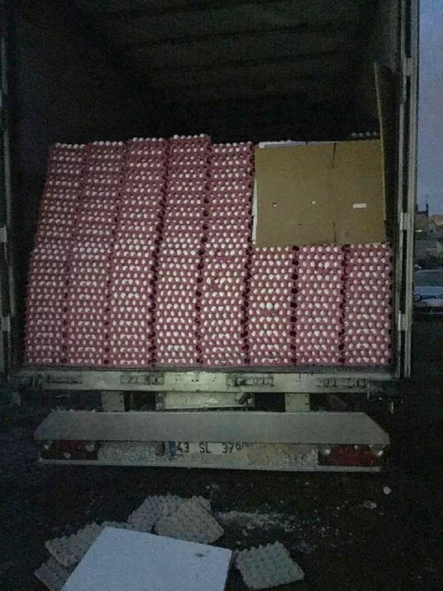 Manisa'dan Çalınan 327 Bin Yumurta İzmir'de Bulundu