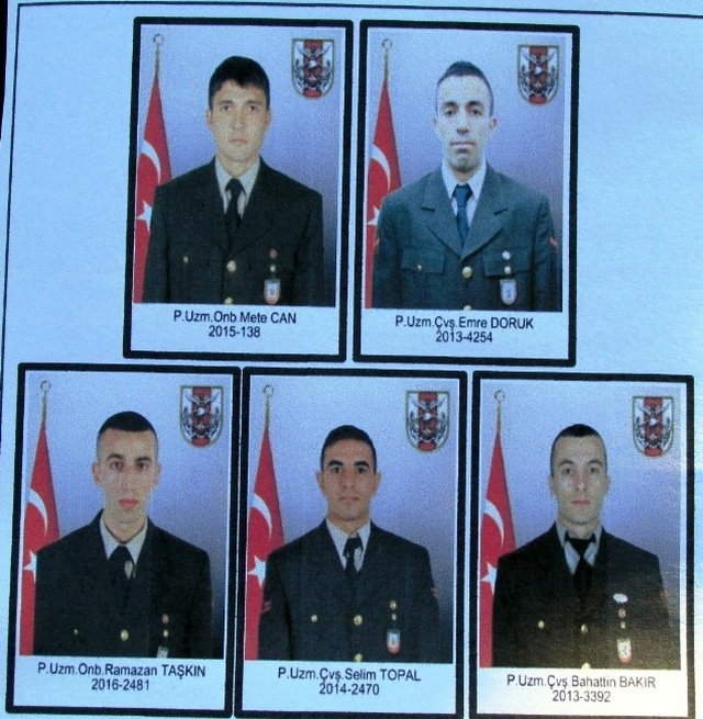 El Bab Şehitleri Memleketlerine Uğurlandı