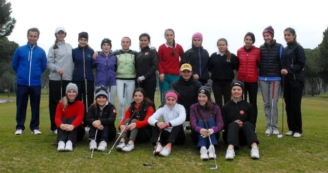 Kadınlar Golf Milli Takımı <a class='keyword-sd' href='/antalya/' title='Antalya'>Antalya</a>'da Kampa Girdi