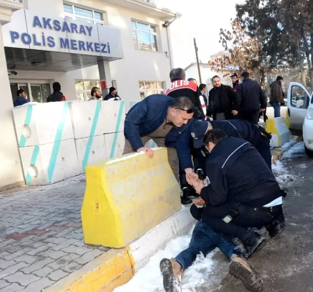 Aksaray'da Film Sahnelerini Aratmayan Gözaltı