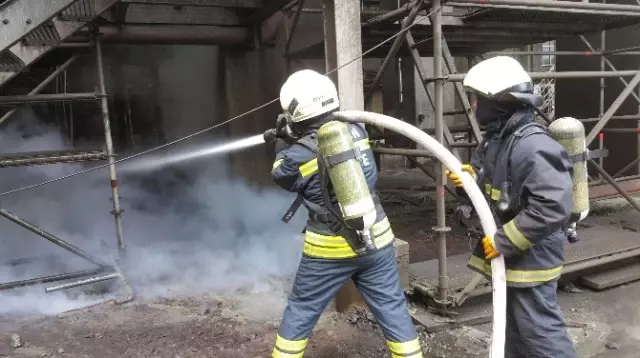 Samsun'da Fabrikada Yangın Çıktı