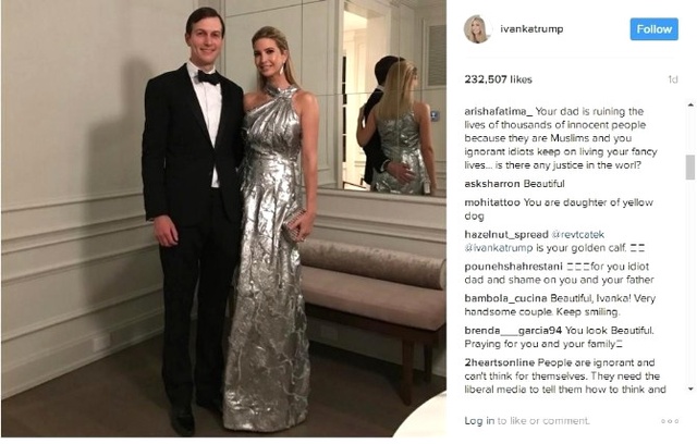 Galaya Katılan Ivanka Trump Eleştiri Yağmuruna Tutuldu