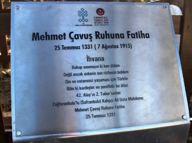 Kahraman Mehmet Çavuş'un Mezarı 1 Asır Sonra Gün Yüzüne Çıkarıldı