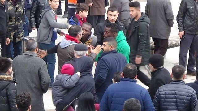 Bolu'da Nijeryalı Öğrencilerle Yumruk Yumruğa Kavga