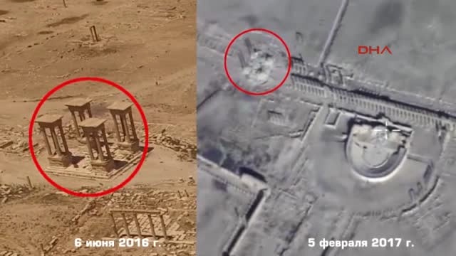 DAEŞ Bu Sefer Palmira'dan Geriye Bir Şey Bırakmamış