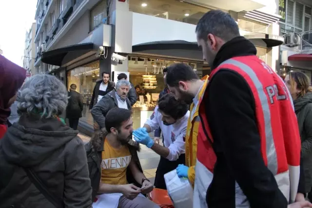 Samsun'da Bildiri Gerginliğinde Yumruklar Konuştu!