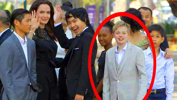 Angelina Jolie'nin Kızı Shiloh'un Erkek Gibi Giyinmesi Dikkat Çekti