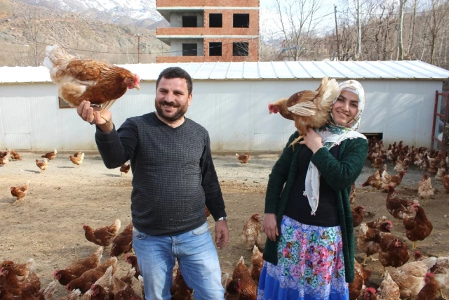 Atanamayan Eşine Destek Olmak İsteyen Kadın, Tavuk Çiftliği Kurdu