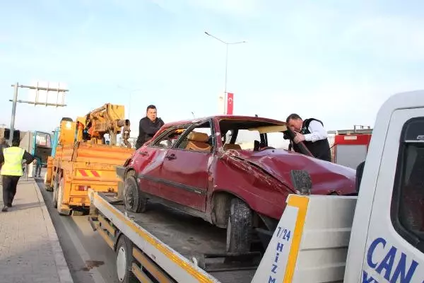 Yola Çıkan Tavuğa Çarpmamak İçin Direksiyonu Kıran Muhtar Canından Oldu