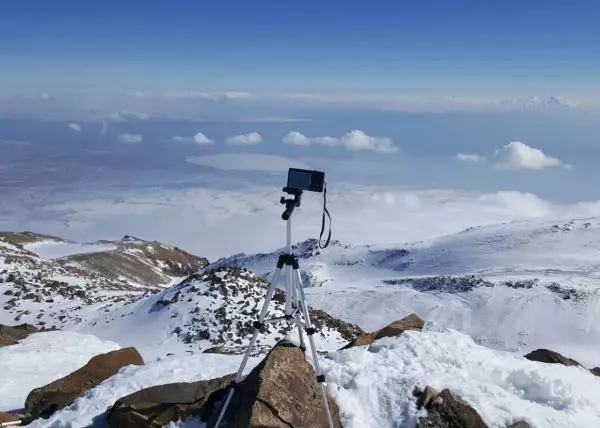 Bir Dağcı, Tek Başına Süphan Dağı'na Tırmanış Yaptı