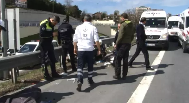 15 Temmuz Şehitler Köprüsü'ndeki Feci Kaza Trafiği Kilitledi