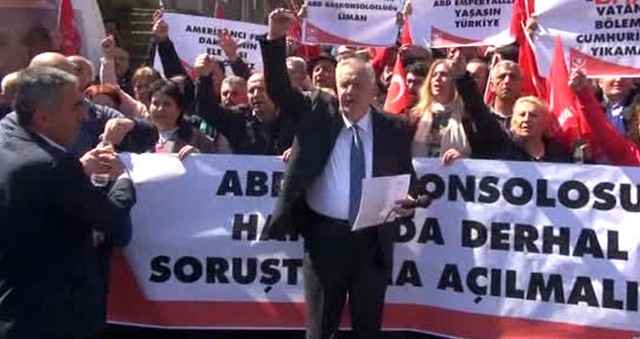 ABD Başkonsolosluğu Önünde 'Adil Öksüz' Protestosu Düzenlendi