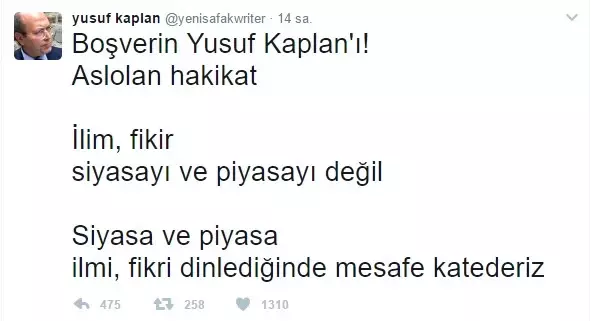 Bakan Kılıç'la Gerilen Yeni Şafak Yazarı Özür Diledi: Fitneciler Sevinmesin!