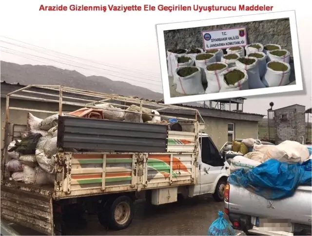 Diyarbakır'da Toprağa Gömülü Halde 3 Ton Esrar Ele Geçirildi