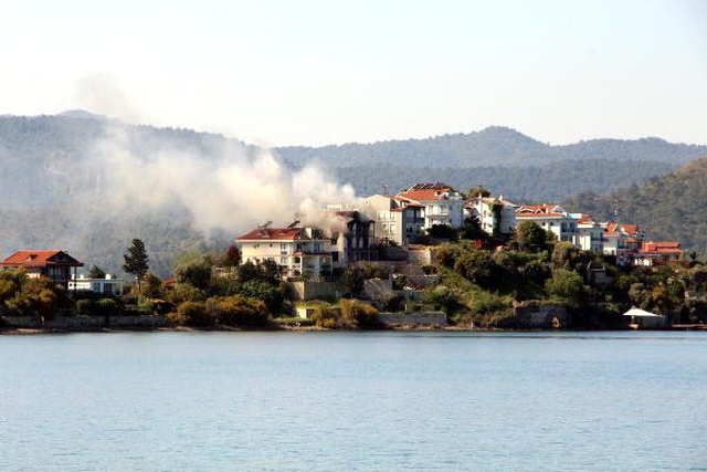 Muğla'daki Şövalye Adası'nda, 2.5 Milyon'luk Villa Kül Oldu