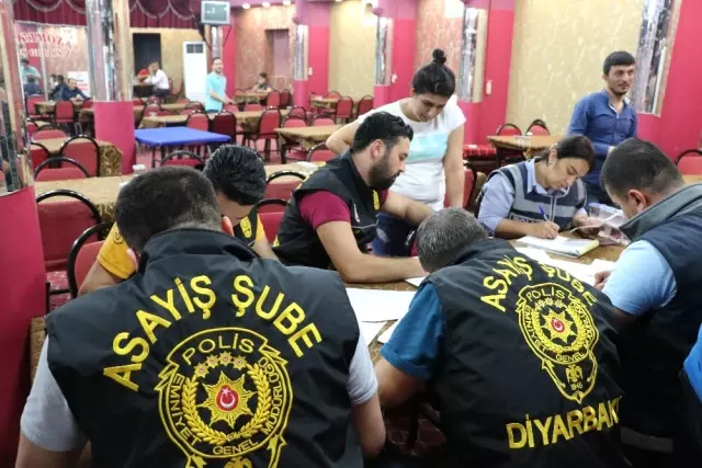 Diyarbakır'da Dev Operasyon: 400 Polisle Kumar Oynanan 18 Mekana Baskın
