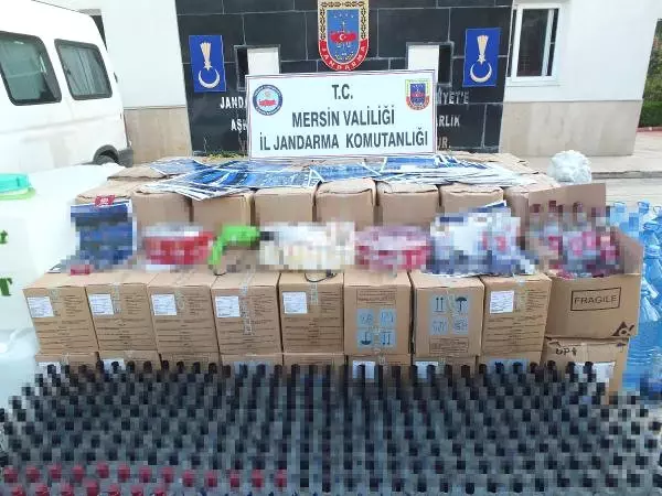 Mersin'de Jandarmanın Operasyonunda 941 Litre Sahte İçki Ele Geçirildi