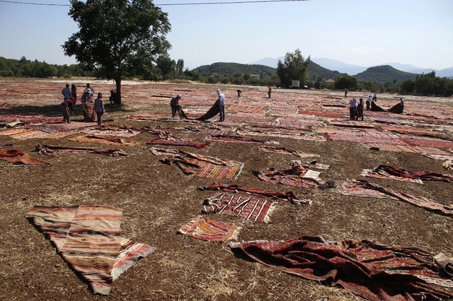 Antalya'nın Halı Ve Kilim Tarlası Göz Kamaştırıyor