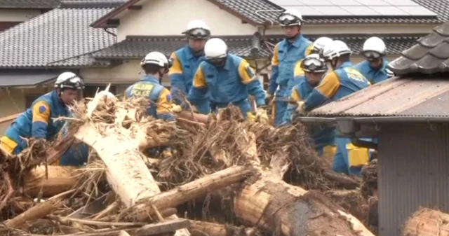 Japonya'da Felaket! Şiddetli Yağış Sele Neden Oldu: 18 Kişi Öldü 20 Kişi Hala Kayıp