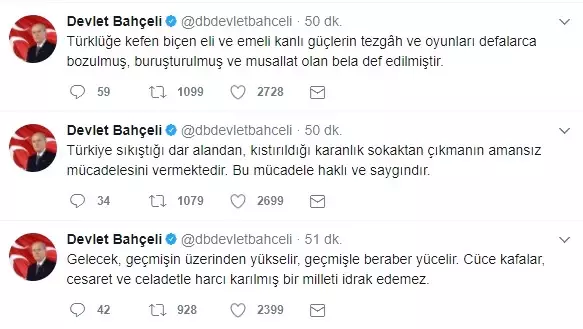 Bahçeli'den 15 Temmuz Resti: Bir Daha Deneyen Ölümü Göze Almış Demektir