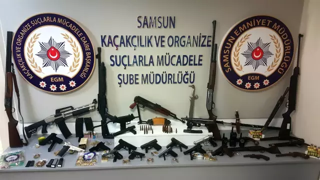 Samsun'da Sedat Şahin'in Adamlarına Düzenlenen Operasyonda 29 Evden Cephanelik Çıktı