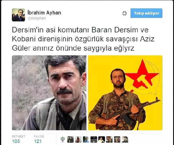 Öldürülen PKK'lılara Methiyeler Dizen HDP'li Ayhan'a, 1 Yıl 3 Ay Hapis