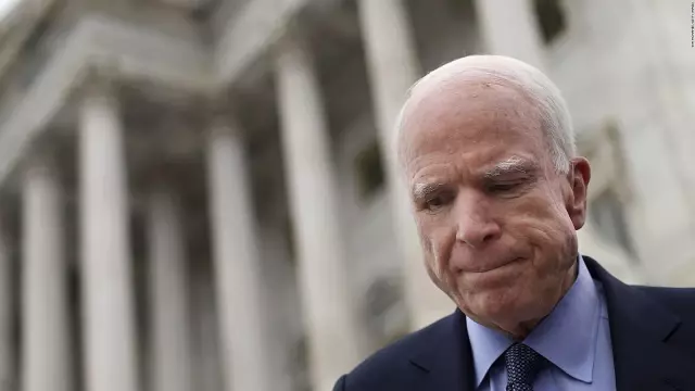 ABD'li Senatör Mccain'e Beyin Tümörü Teşhisi! Başkan Trump Bile Duyarsız Kalmadı