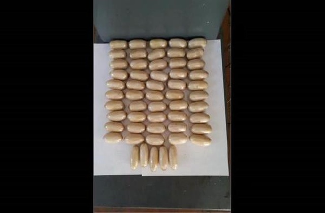 55 Kapsüle Dolduldurulmuş 1 Kilogram Kokain Yuttu, Havalimanında Yakalandı