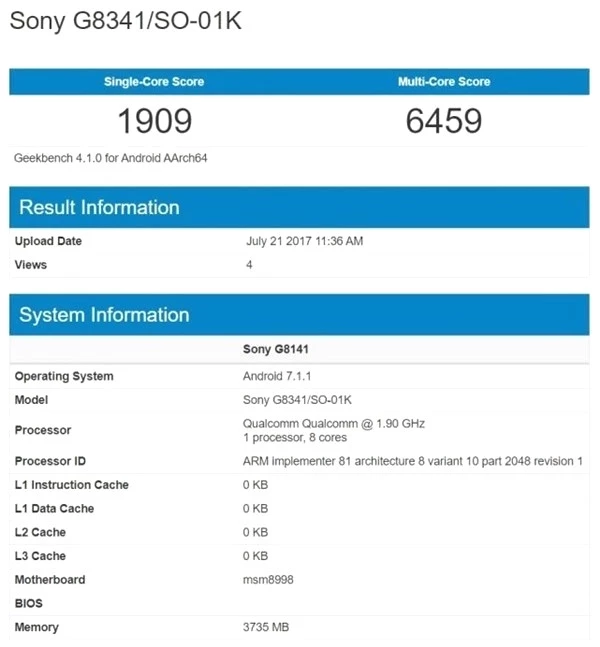 Sony Xperia Xz1 Performans Testi Sonuçları!