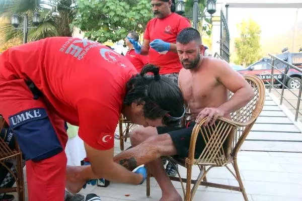 Ormanda Kaybolan Sevgilisine Kavuşan Kadın Turist, Gözyaşlarına Boğuldu
