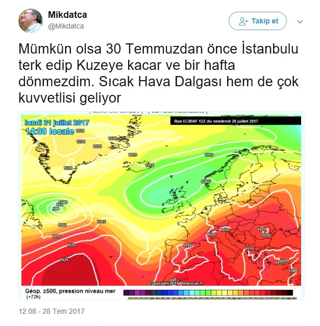 Prof. Kadıoğlu'ndan Korkutan Uyarı: Sıcak Hava Geliyor, Mümkün Olsa İstanbul'u Terk Ederim