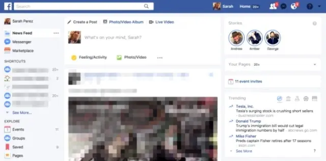 Facebook Hikayeler Masaüstünüze Geliyor!