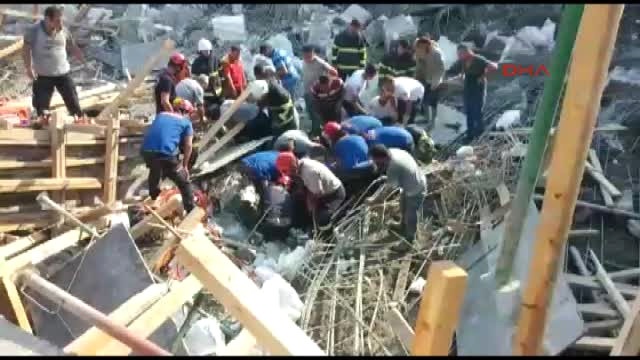 Hatay'da Okul İnşaatında Göçük Meydana Geldi