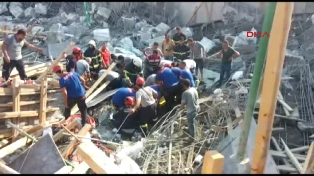Hatay'da Okul İnşaatında Göçük Meydana Geldi