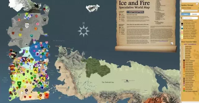 Game Of Thrones İçin Google Maps!