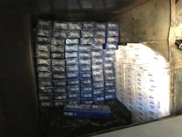 Yolcu Otobüsünde 14 Bin Paket Kaçak Sigara Ele Geçirildi