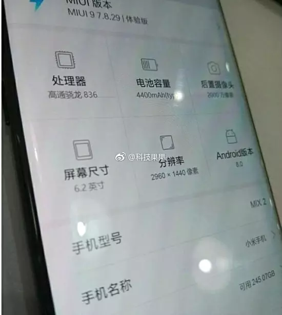 Xiaomi mi Mix 2 Bir İlk Olacak!