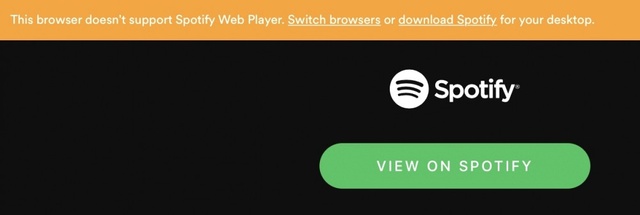 Spotify, Safari'de Çalışmayacak!