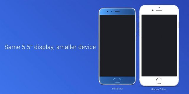 Xiaomi mi Note 3 Tanıtıldı!