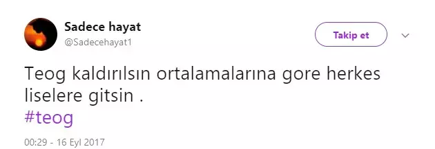 Erdoğan'ın ''TEOG Kaldırılmalı'' Açıklamasına Sosyal Medyadan Destek Yağdı