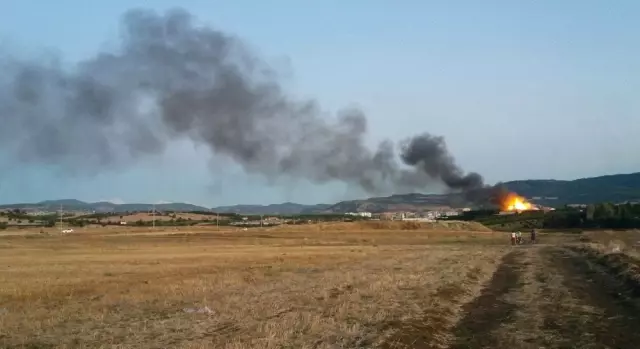 Çanakkale'de Açık Cezaevinde Yangın Çıktı