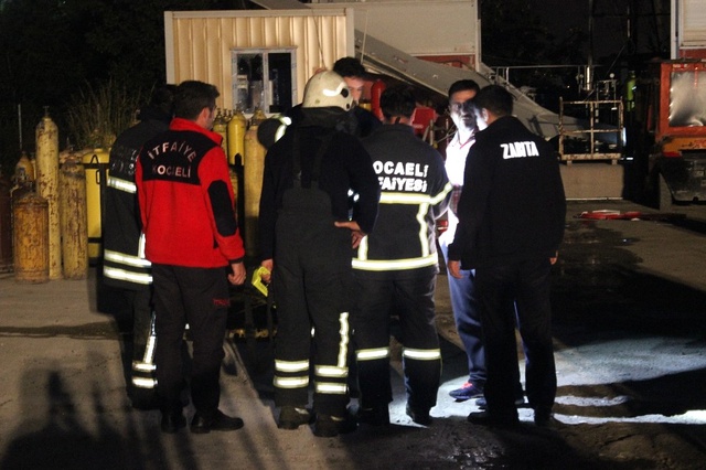 Kocaeli'de Gaz Dolum Tesisinde Patlama: 1 İşçi Yandı