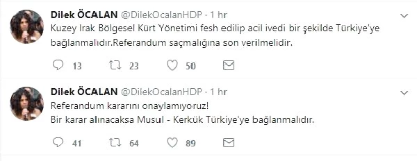 HDP Milletvekili Dilek Öcalan'ın Twitter Hesabı Hacklendi
