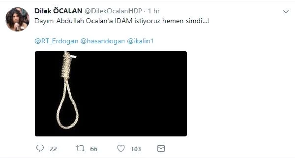 HDP Milletvekili Dilek Öcalan'ın Twitter Hesabı Hacklendi