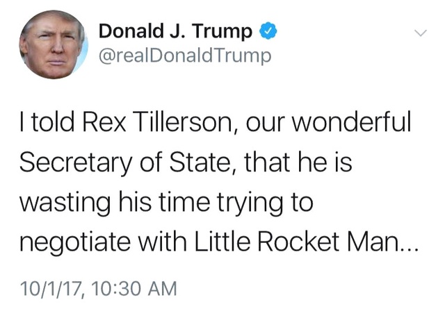 Trump, Dışişleri Bakanını Uyardı: Roket Adamla Vaktini Boşa Harcama