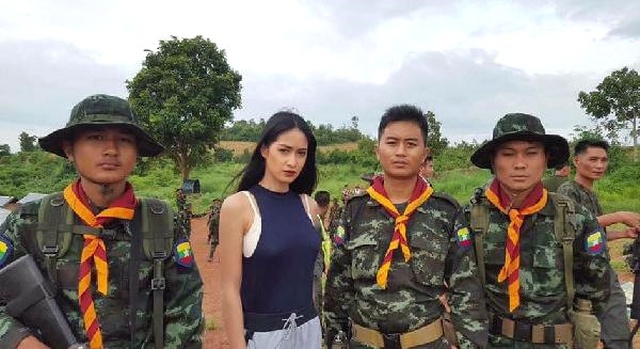 Arakan'a Destek Videosu, Myanmar Güzellik Kraliçesini Tacından Etti
