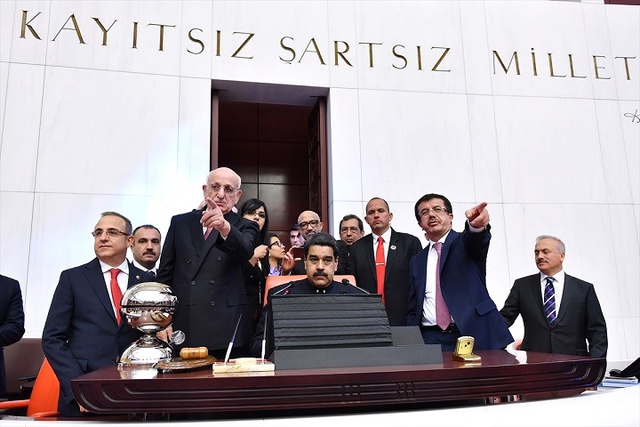 Venezuela Devlet Başkanı Nicolas Maduro TBMM'de