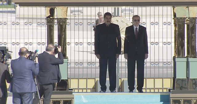 Venezuela Lideri Maduro, Beştepe'de Erdoğan Tarafından Resmi Törenle Karşılandı