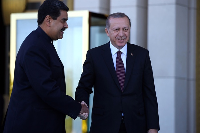 Venezuela Lideri Maduro, Beştepe'de Erdoğan Tarafından Resmi Törenle Karşılandı