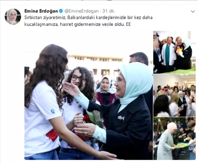 Emine Erdoğan Twitter'dan İlk Paylaşımını Yaptı, Tweetin Sonundaki 